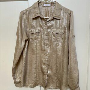 Gold Calvin Klein Shirt